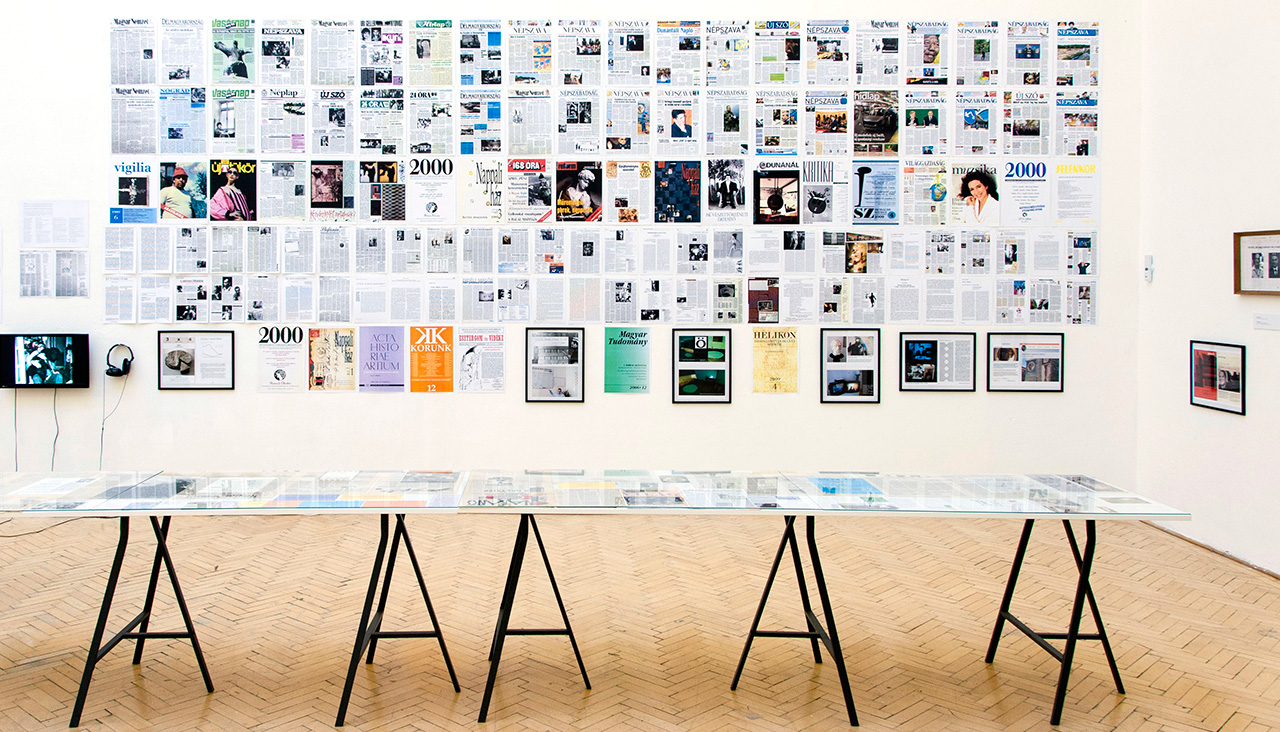 Újságfal, 1985 - 2018. / Newspaper Wall, 1985 - 2018.