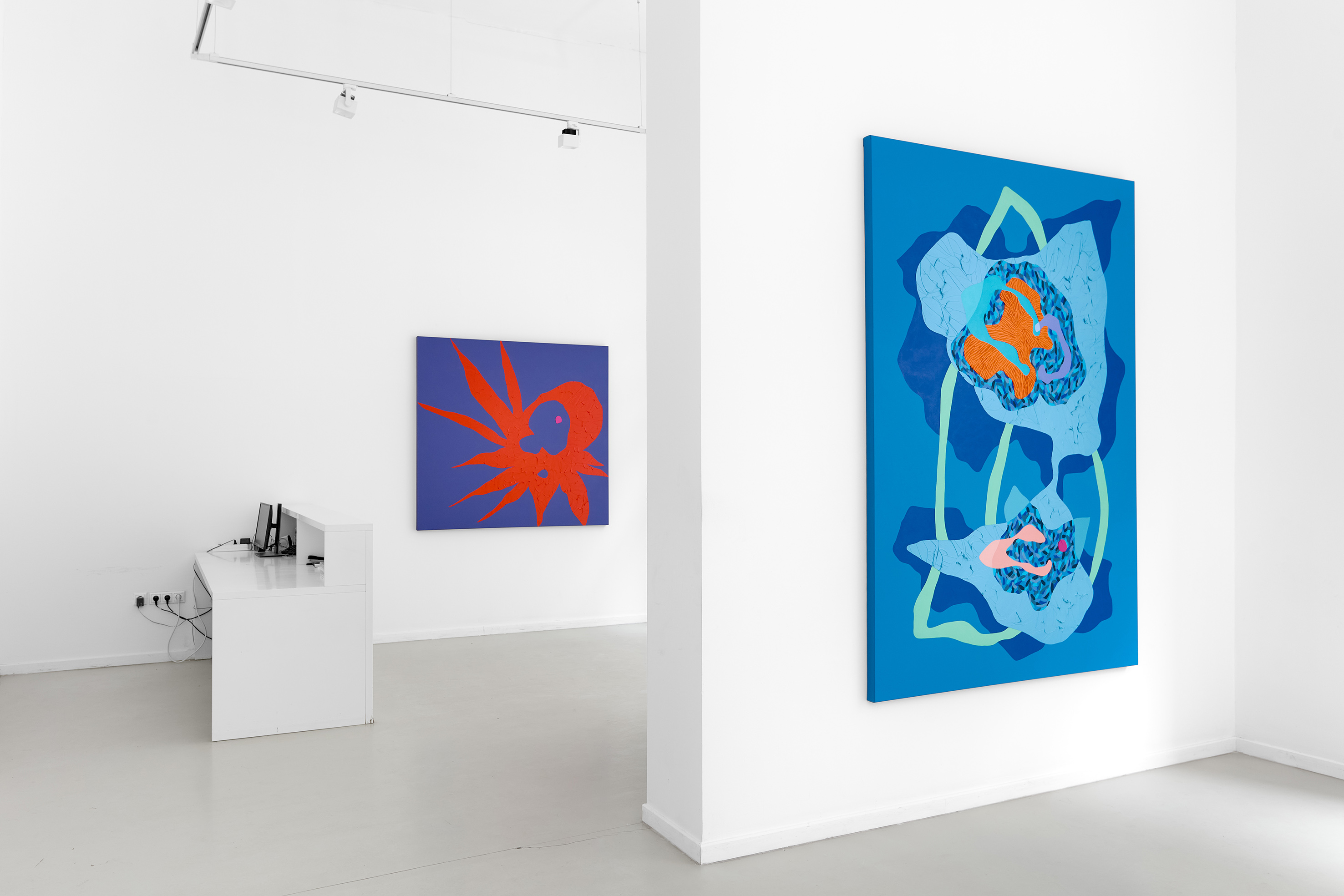 Ahonnan látni a tengert című kiállítás enteriör