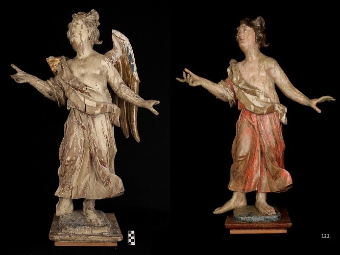 Ismeretlen mester: Adoráló angyal, 18. sz.