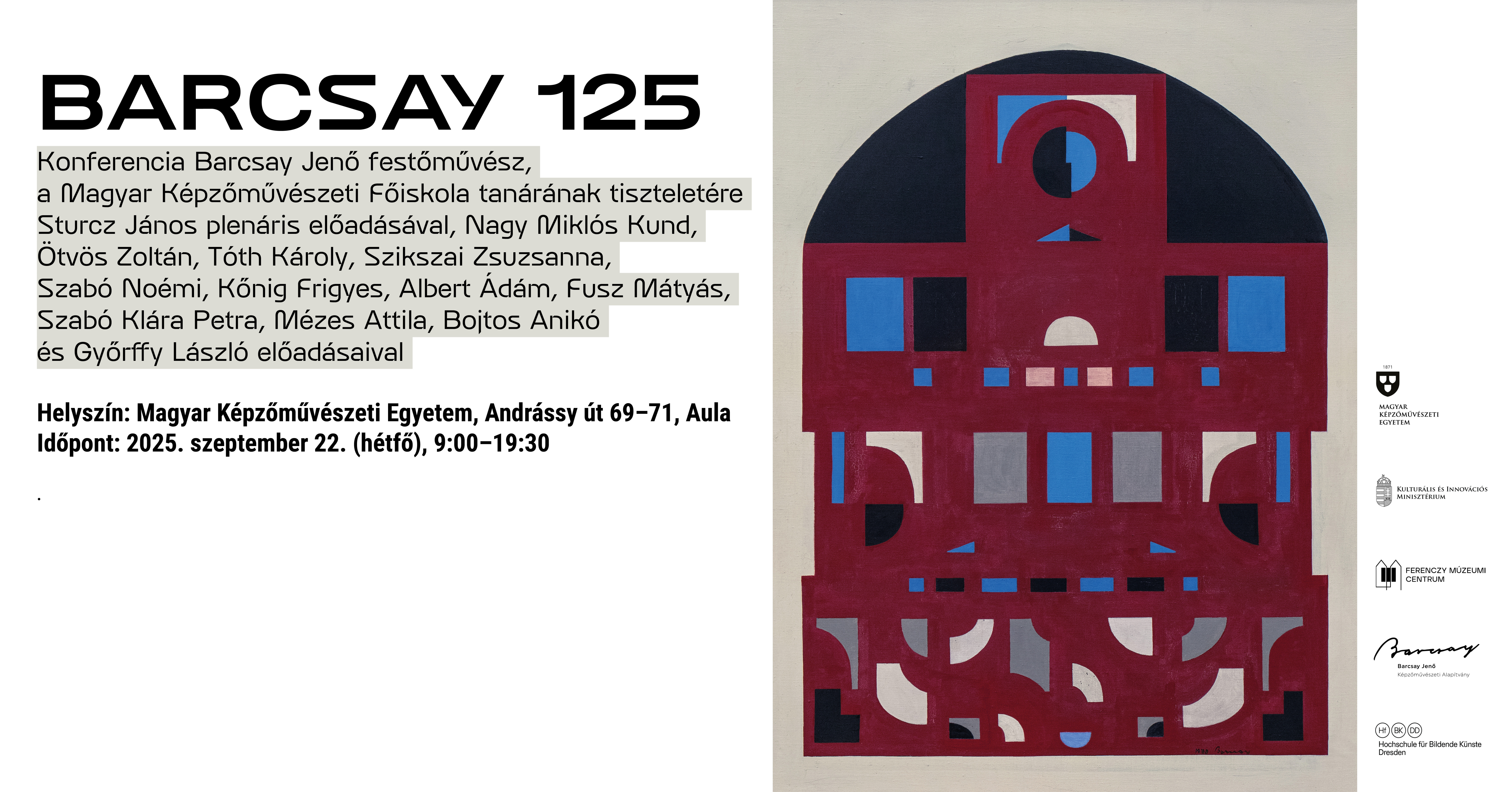 Barcsay 125 Konferencia