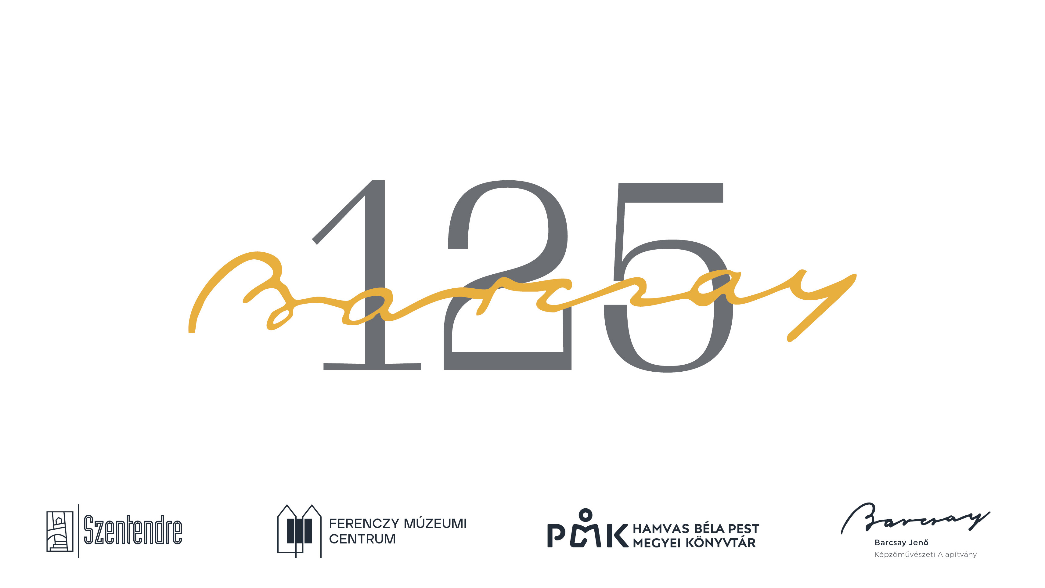 Koszorúzás Barcsay Jenő emlékére Szentendrén