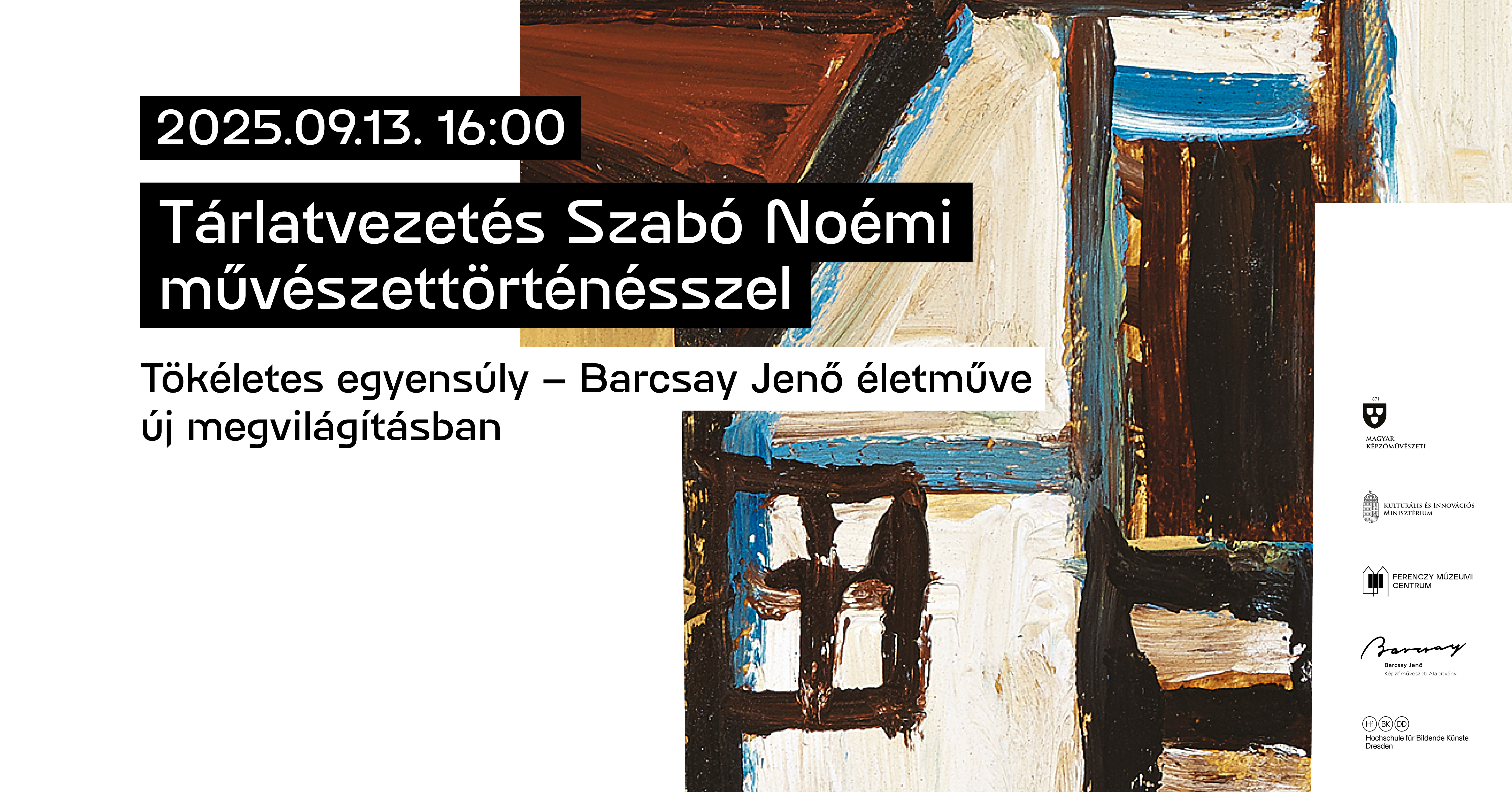 Tárlatvezetés Szabó Noémi művészettörténésszel / Tökéletes egyensúly – Barcsay Jenő életműve új megvilágításban