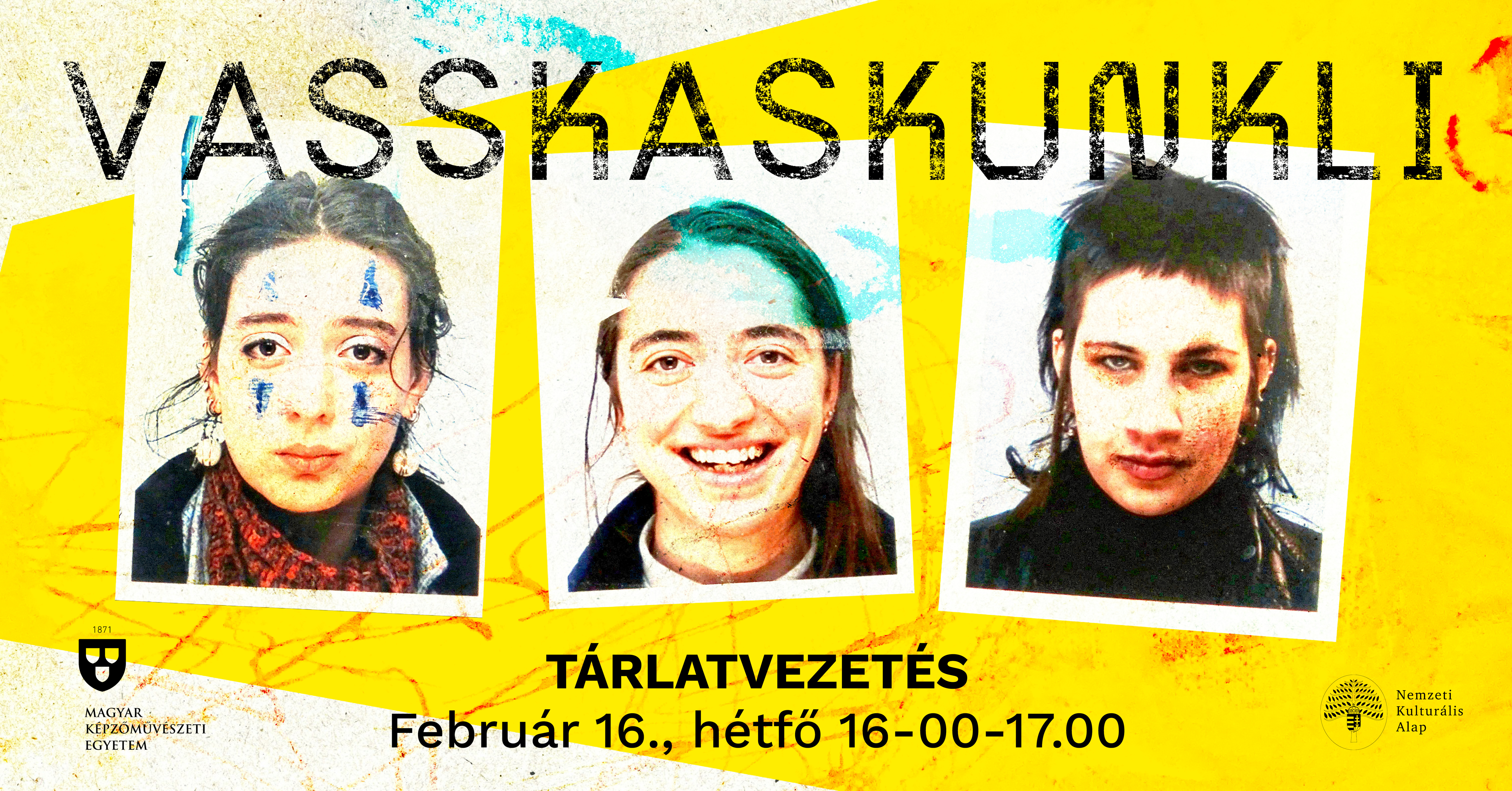 Tárlatvezetés a VASSKASKUNKLI c. kiállításon