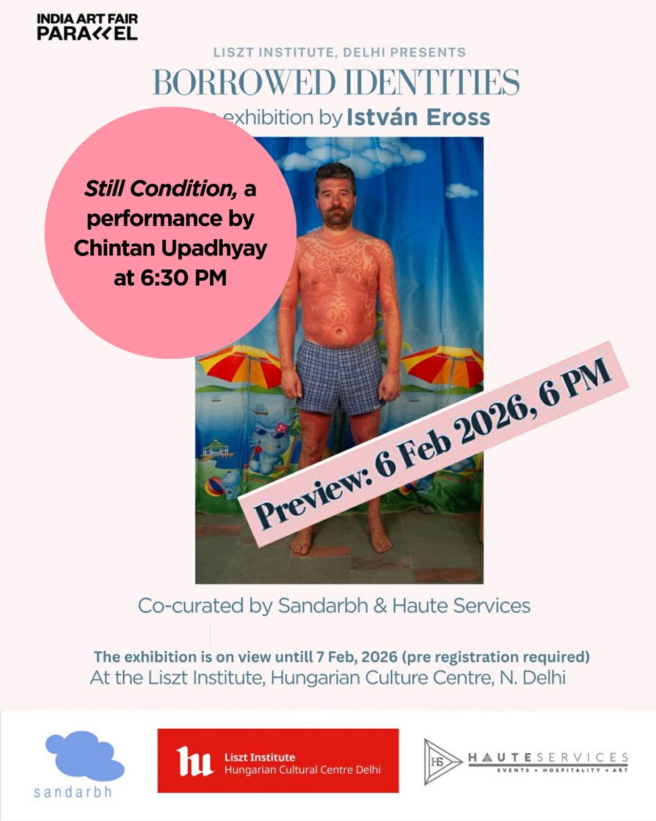 István Erőss: “BORROWED IDENTITIES” – Exhibition at the Liszt Institute, Delhi