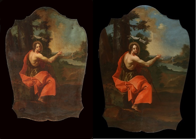 Johann Lucas Kracker: Keresztelő Szent János, 1770-1773 k.