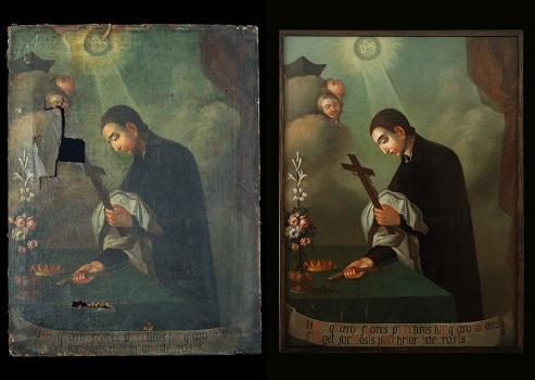 Ismeretlen festő: Gonzága Szent Alajos, 1781